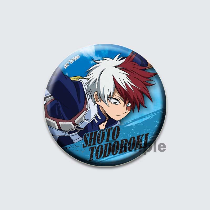32/44/58 мм аниме значок Моя геройская академия Мидория Изуку/Бакуго Катсуки/Тодороки Шото мультфильм брошь булавки рюкзак одежда аксессуары подарок