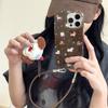Осенне-зимний чехол для телефона с таксами и ремешком на руку для iPhone 17/16 Pro Max/15/14