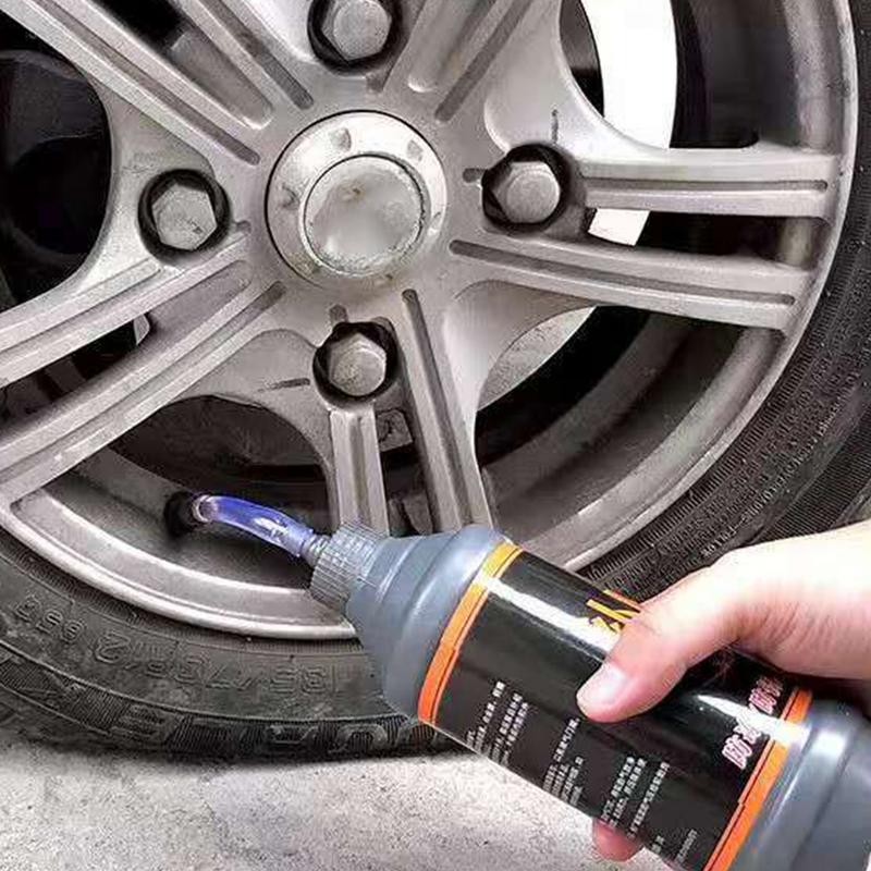 Tube Puncture Repair Sealant 380ml Strong Sealing Motorcycles Sealant Long-Lasting Tire Sealant Seals Faster Lasts Longer