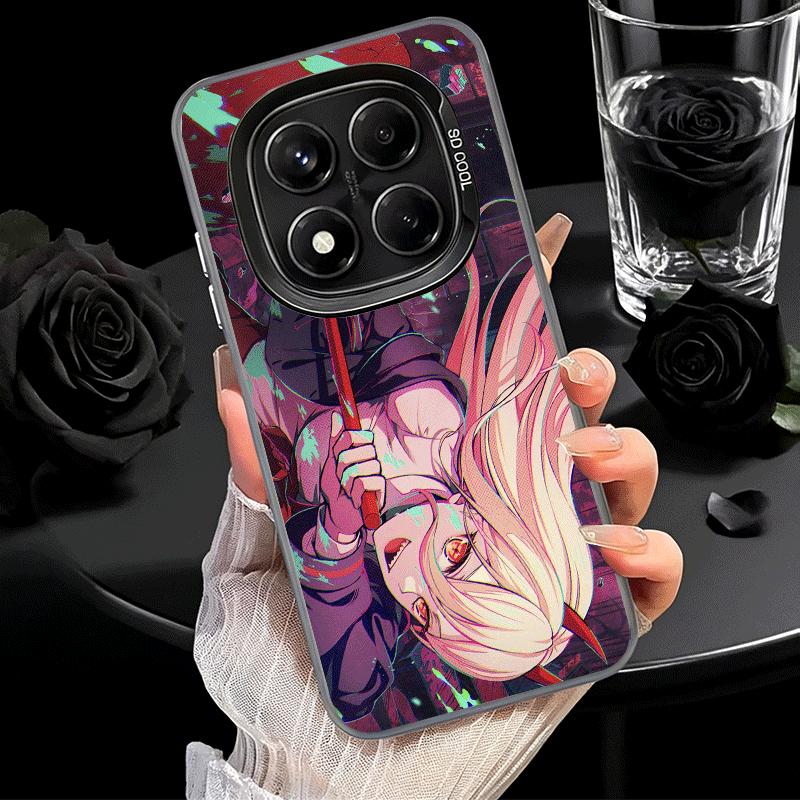 Чехол для телефона CSM с изображением персонажа аниме Power для Xiaomi Redmi Note 13 14 15 Pro Plus 12S 12 11S 11 11T 10S 10, противоударная задняя крышка