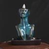 Creative Ceramic Incensory Statues Reverse Flow Incense Burner Beauty Sandalwood Ornament Incense Burner Home Decoration