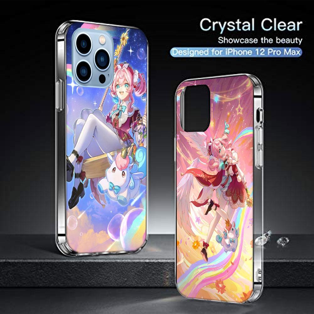 Honkai Star Rail Hyacine Cases Phone Case For Iphone 17E 16E 17 Air 16 Pro Max 15 Pro 14 Plus 11 13 12 Mini Cover Cases Compatib