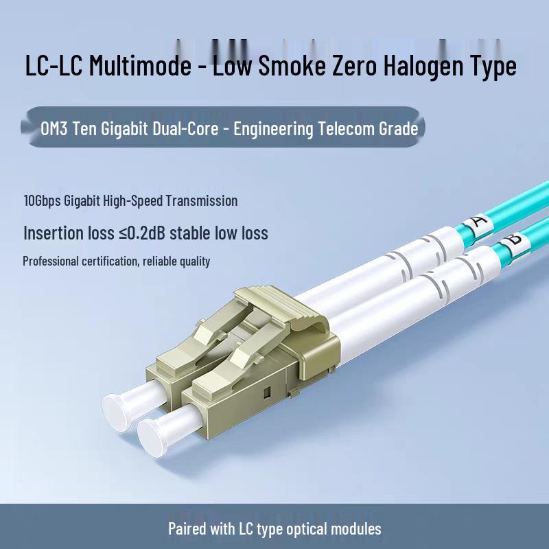UGREEN NW321 OM3 LC-LC Duplex Multimode Fiber Optic Patch Cable