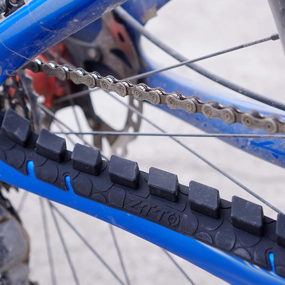 Силиконовая накладка-протектор пера рамы велосипеда, наклейка для защиты цепи, защита от царапин для горного велосипеда, MTB, шоссейного велосипеда