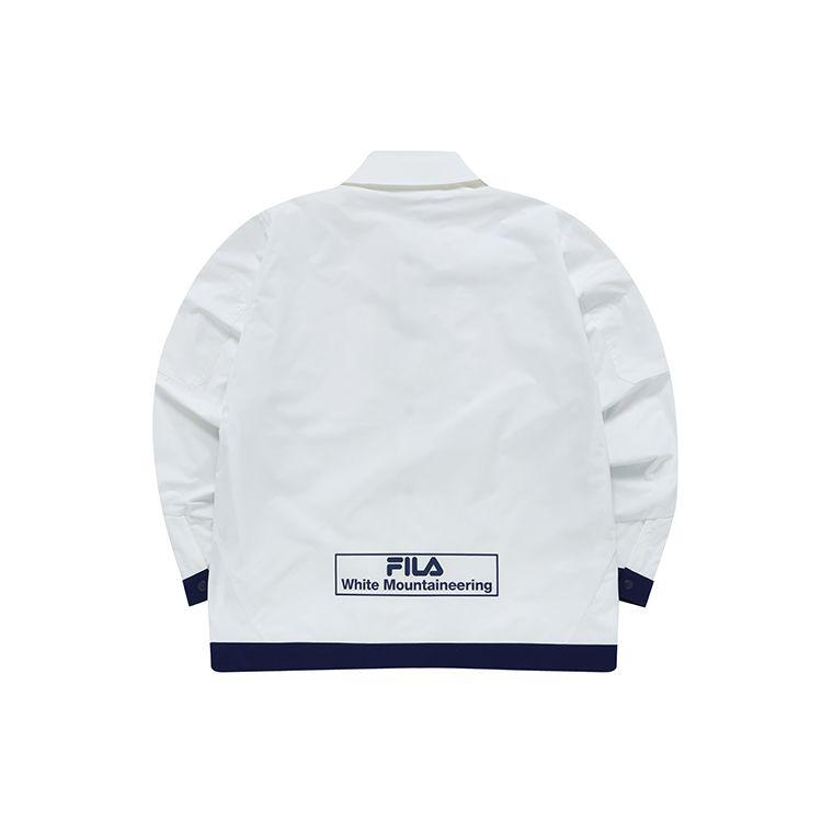 Fila Fusion White Mountaineering Коллаборация Повседневная Спортивная Тканая Куртка Мужские куртки T11M227701F-WT