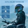 1/2Pcs Motorcycle Helmet Intercom Bluetooth Headset Wireless Interphone Intercomunicador Waterproof Handsfree Call Headphone