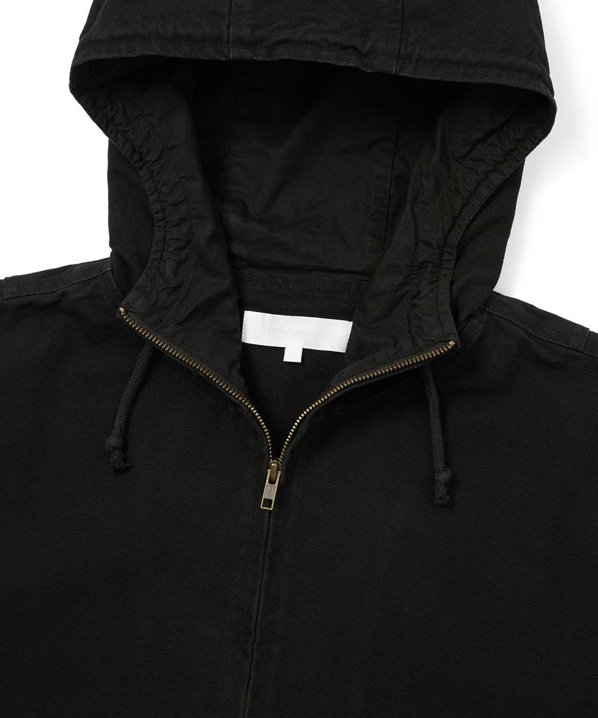 THISISNEVERTHAT Canvas Hooded Jacket Black