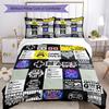Game Console Style Customize Your Name Bedding Set Breathable Duvet Cover With Pillowcases Decorative Bed Linen For Bedroom Home Decoration Birthday G