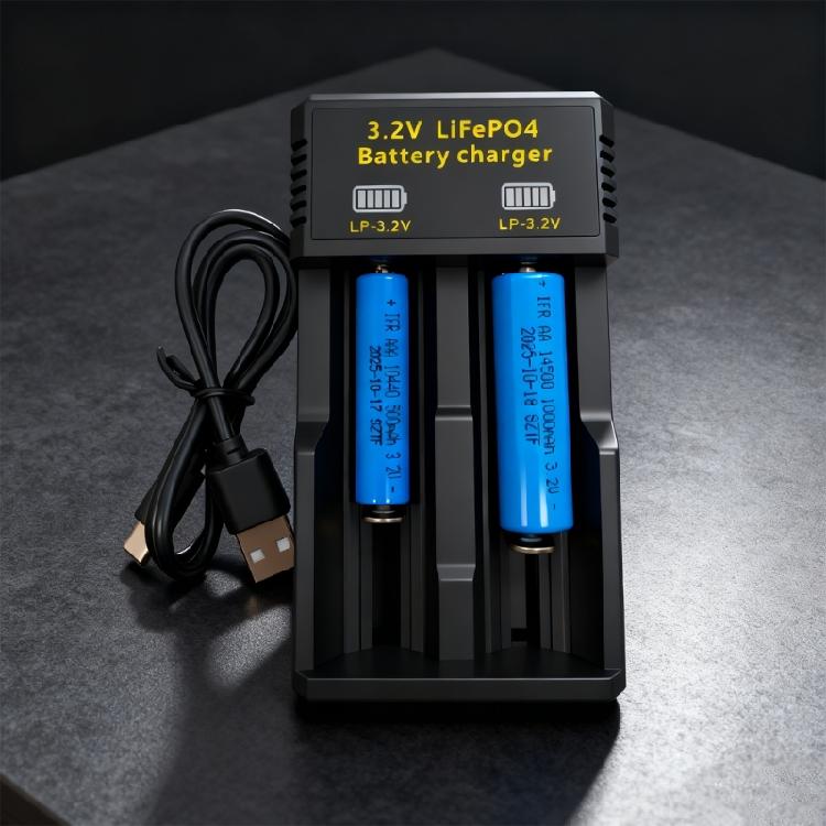 Расширяемое USB-зарядное устройство для LiFePO4 аккумуляторов диаметром 26 мм, модели 3.2V 14500 18650 26500, блок питания