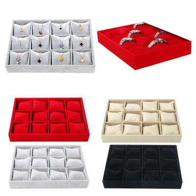 Подставка для часов с 12 отделениями, стильная подставка для часов с регулируемой подушкой из бархата, органайзер для наручных часов