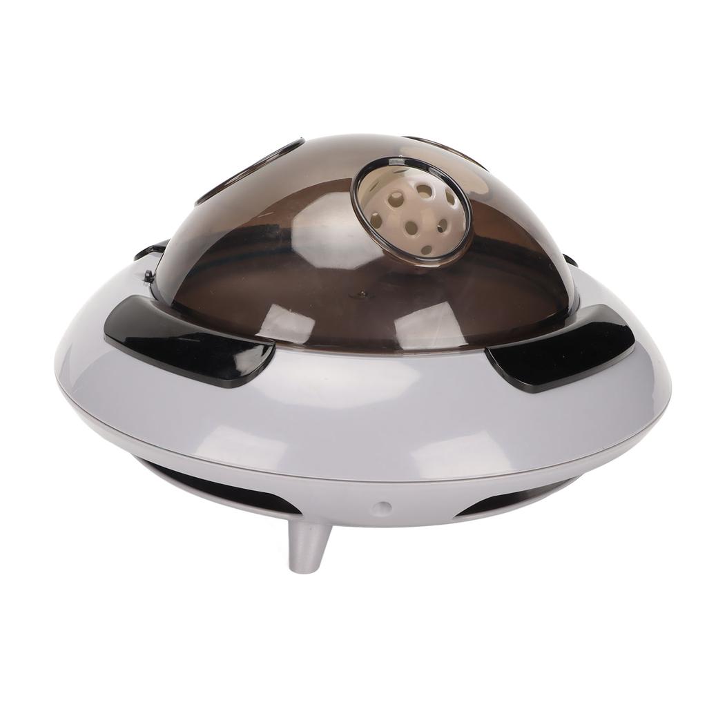 Cat Electric Feather Toy Low Noise Boredom Relief Flying Saucer Shape Interactive Funny Cat Toy for Exercise Training