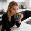 Кофейная кружка в форме книги с секретным замком Уникальная чайная чашка для библиофилов для горячих и холодных напитков Декор для домашней библиотеки Подарки для коллекционеров и любителей фэнтези