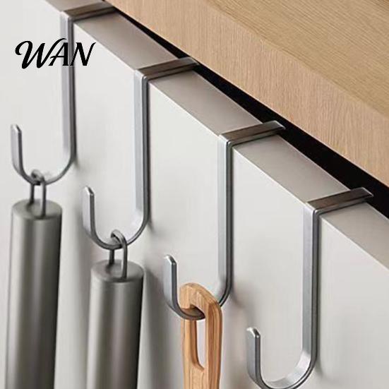 Kitchen Cabinet Hooks Heavy Duty Bunk Bed Hook, Stainless Steel No Drill Over The Metal Hook For Renters Door Space Saving Organizer for Bathroom And