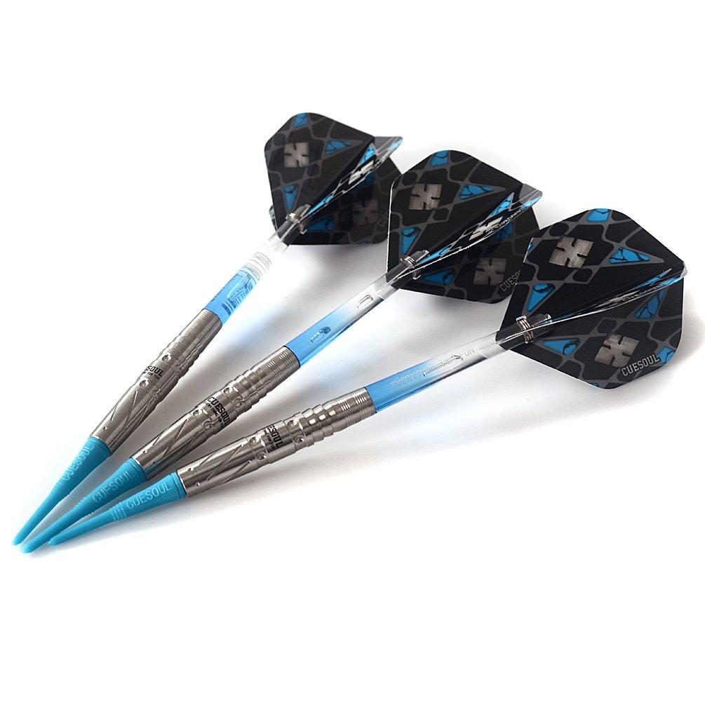 Набор дротиков Cuesoul Tungsten Soft Tip 20 г вольфрамовый корпус 95% + (СОФТ-C1003-L)