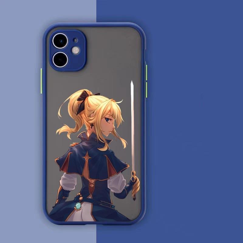 Чехол для телефона Cute Girl Jean Genshin для iPhone 14 13 12 11 Mini Pro Max XS X Max XR 8 7 Plus SE 2022, цветной чехол для телефона