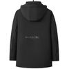 Зимняя мужская куртка Plus Velvet Thick Padded Jacket Теплая куртка Деловая повседневная куртка с пуховым стеганым воротником средней длины