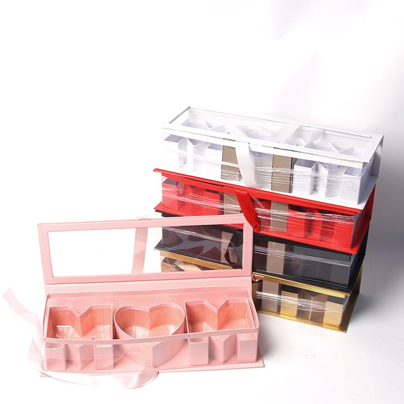 1 шт. не включает цветы Подарки на день рождения матери Цветочная подарочная коробка Принадлежности ко Дню матери 44,5x15,5x9,7 см