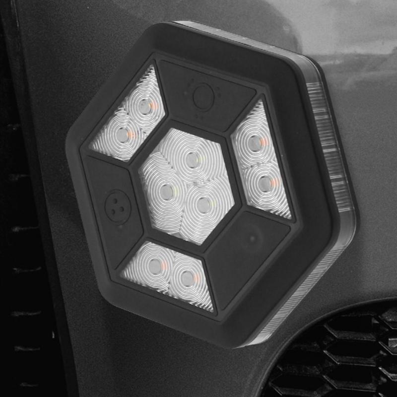 Автомобильный вращающийся светодиодный магнитный сигнальный фонарь мигающий перезаряжаемый желтый белый безопасность дорожного движения вспышка сигнальный фонарь безопасности автомобиля инструмент