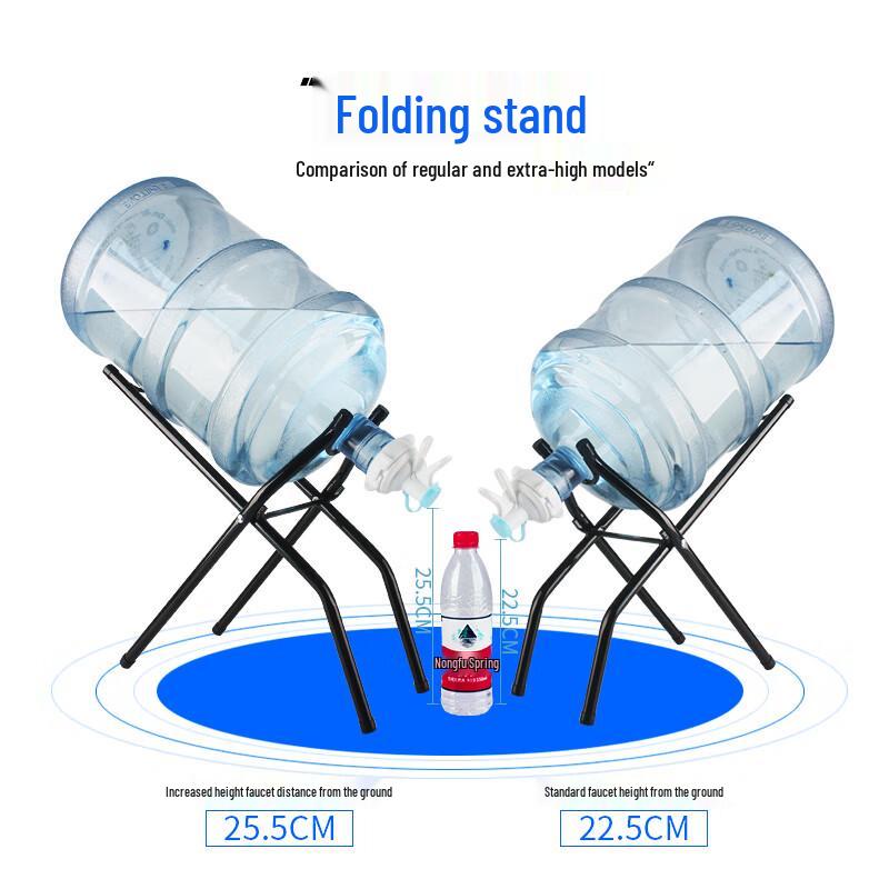 Wooden Bottled Water Dispenser Stand with Pump