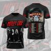 Motley Crue Тур 2026 Юбилей 3D Печать Футболка Мужчины Женщины Мода Лето Повседневный Винтаж Короткий Рукав Топы Футболки Детская Одежда