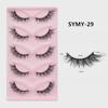 European and American Fox-Style Cat Eye Thick Synthetic False Eyelashes - 5 Pairs
