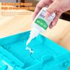 50G Oily Glue with Dropper High Strength Strong Adhesion Universal Glue Fast Cure Instant Bonding Welding Glue for Metal Wood Ceramics Faux Leather