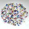 200 шт. красивые 3 мм смешанные полукруглые стразы для ногтей «сделай сам», декоративные аксессуары для изготовления ювелирных изделий