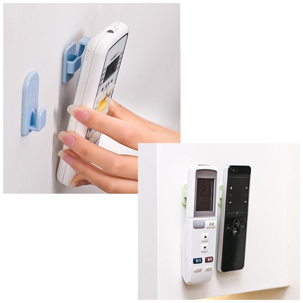 Cleaner Products 2 Pairs Home Remote Control Hook Sticker Holder Self Adhesive Wall Mount Hanger