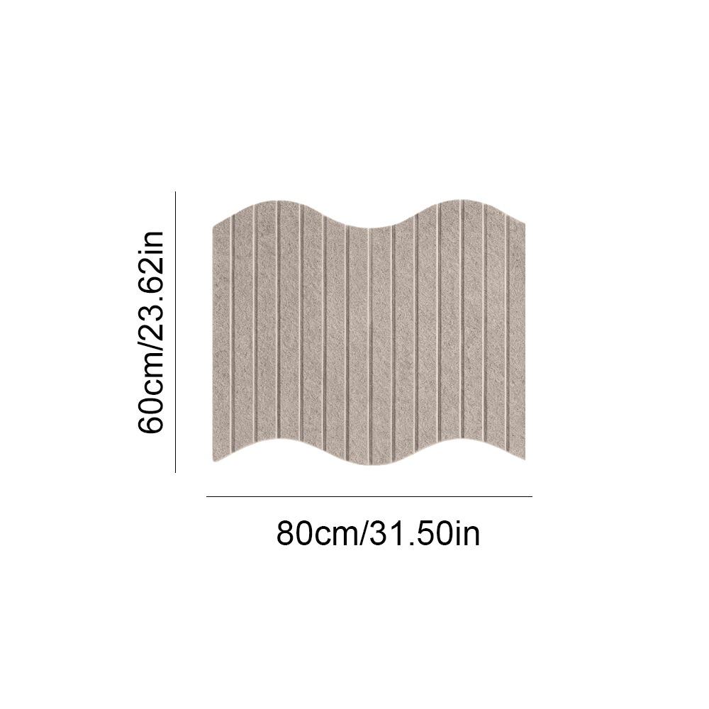 Does Not Hurt Wall Felt Board Vertical Ribbed Texture Photo Wall Sticker Dormitory Decoration