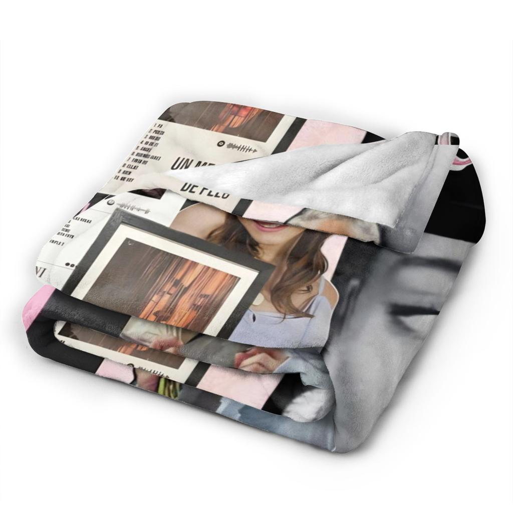 Super Soft Singer TINI STOESSEL Futtura Album Throw Blanket Premium Flannel Fleece Lightweight Bed Blanket Fuzzy Plush Blankets