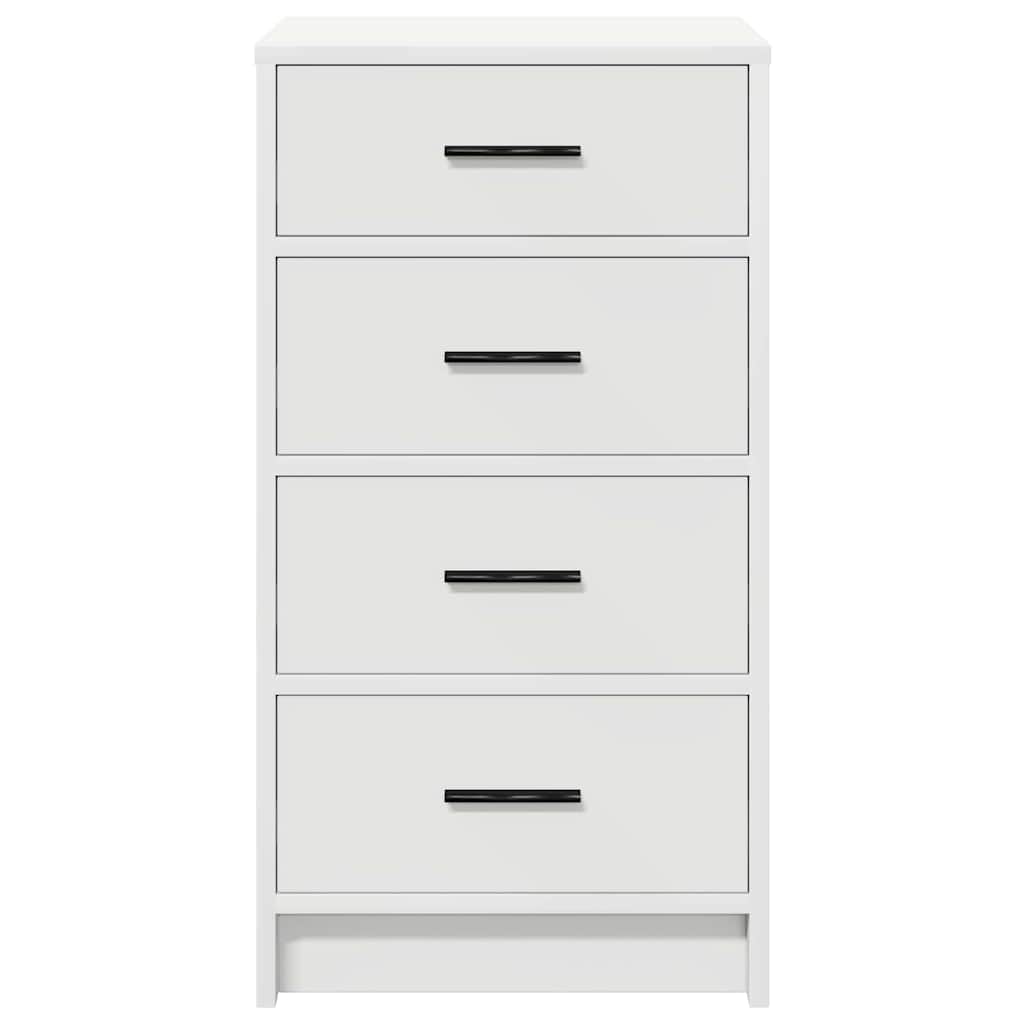 Sideboard with Drawers White 40 x 41 x 75 cm Engineered Wood