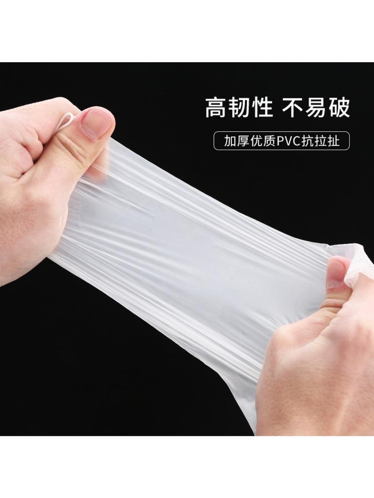100 Pieces of Disposable Food Grade Household Gloves, Thickened Protective Kitchen Cleaning Gloves