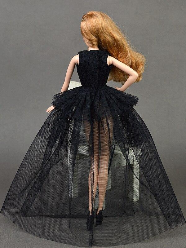 2 шт./лот, кукольные платья для кукол Барби, 1:6, сексуальное вечернее платье, чисто ручная одежда, кружевное свадебное платье для куклы 1/6 BJD, подарок