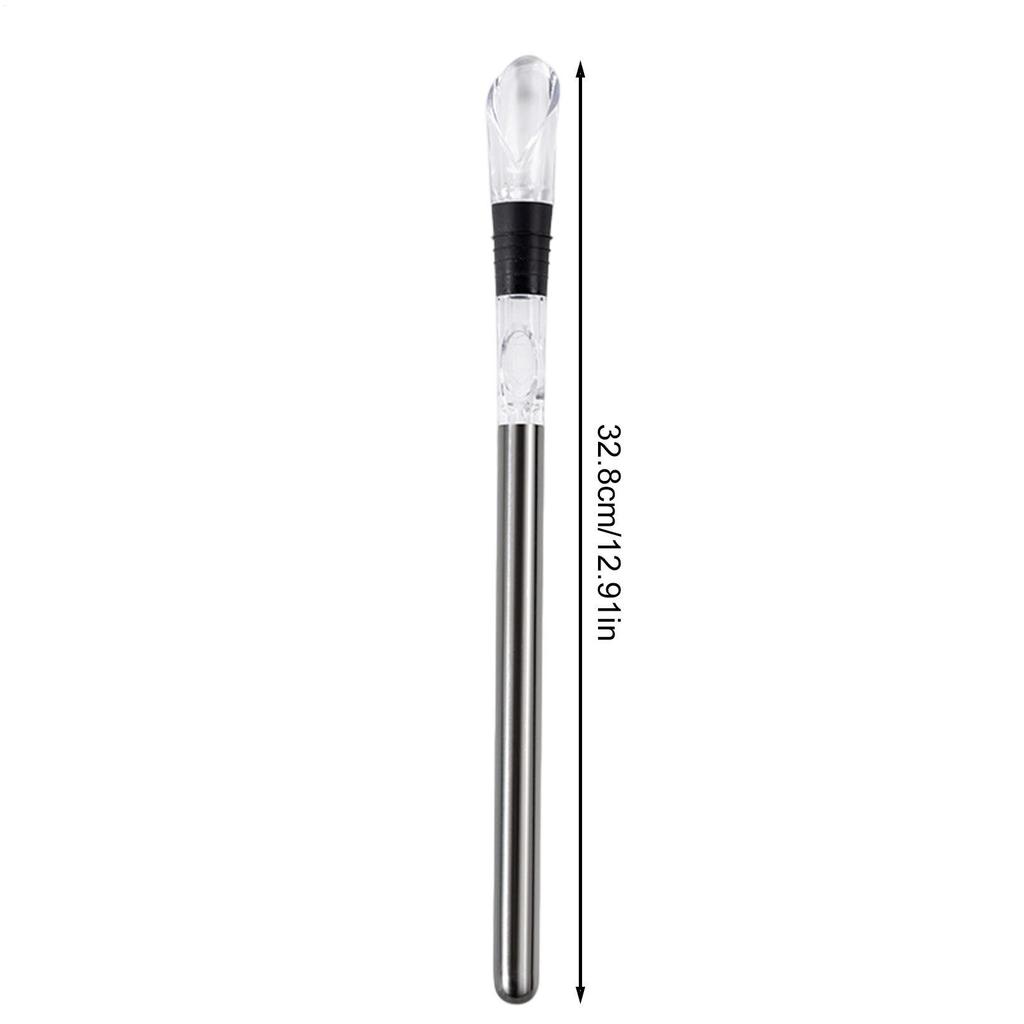 Ice Wine Cooler Beer Chiller Stick Stainless Steel Frozen Stick Wine Cooling Multi-Use Chilling Longer Wine Chiller Wine