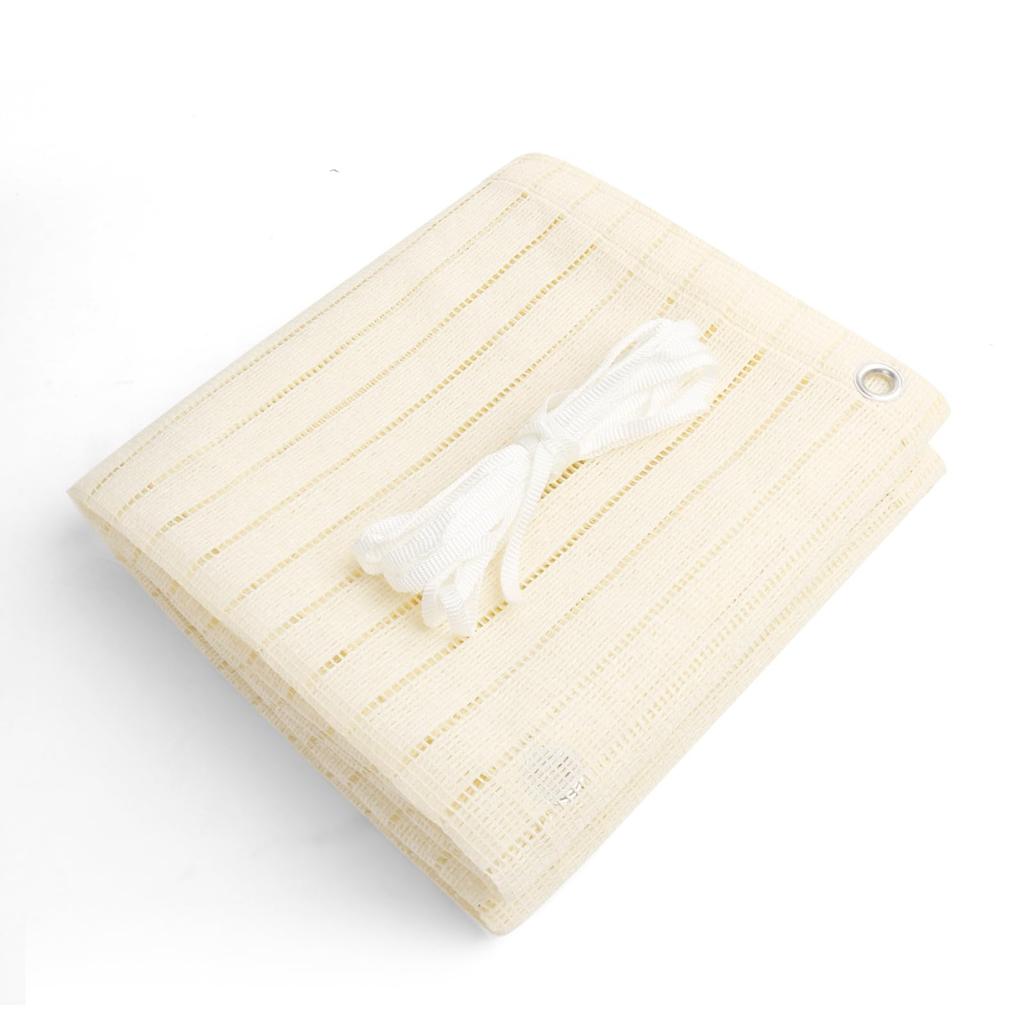 SUNNY GUARD Outdoor Ivory for Balconies and with Thermal Insulation Sunshade, 0.9x1.8m, Lace-Up Sunshade, Hallways,