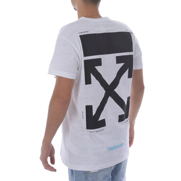 Вирджил Абло MCA Фигуры Речи OFF WHITE Футболка Мона Лиза OMAA002S180010120110