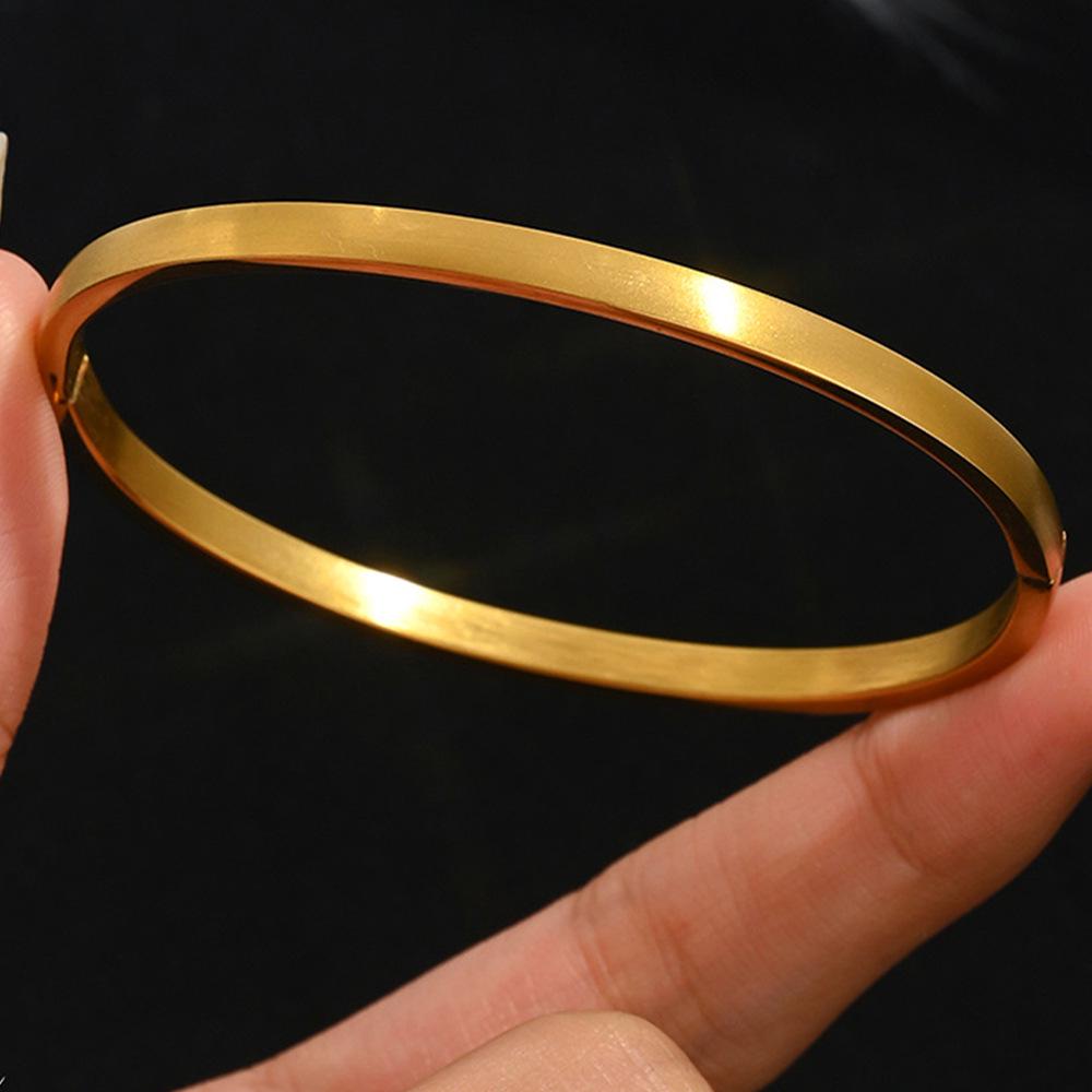 Браслет-гвоздь с бриллиантами из титановой стали - Женская минималистичная мода, Горячо продаваемые женские аксессуары