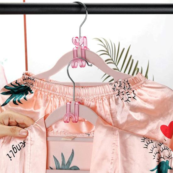 30/60Pcs Garment Hook Multi-Layer Hanger Connectors Heavy Duty Universal Stackable Closet Organizer Hooks