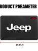 Car Dashboard Anti-Slip Mat For Jeep Renegade Wrangler Grand Cherokee Non-Slip Phone Key Holder Pad Auto Interior Accessories