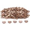 1000Pcs Wooden Hearts Durable Wood Widely Used Stimulate Imagination Wooden Heart Cutouts for DIY