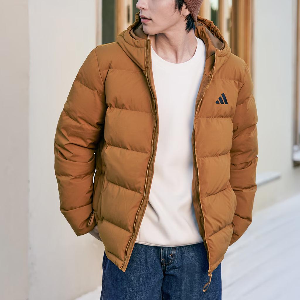 Adidas Helionic Sports Casual Comfortable Warm 600 Fill Power Hooded Duck Down Jacket Men Jackets KF4397
