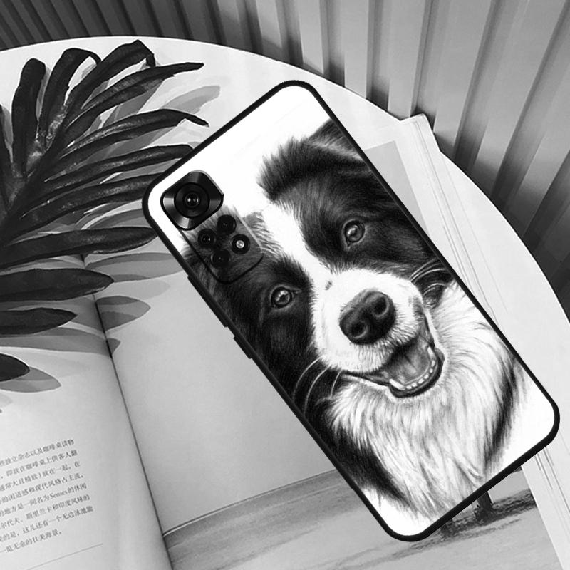 Border Collie Dog Funda For Xiaomi Redmi Note 14 13 10 11 12 15 Pro Plus Case For Redmi 15C 14C 10C 12C 13C 15