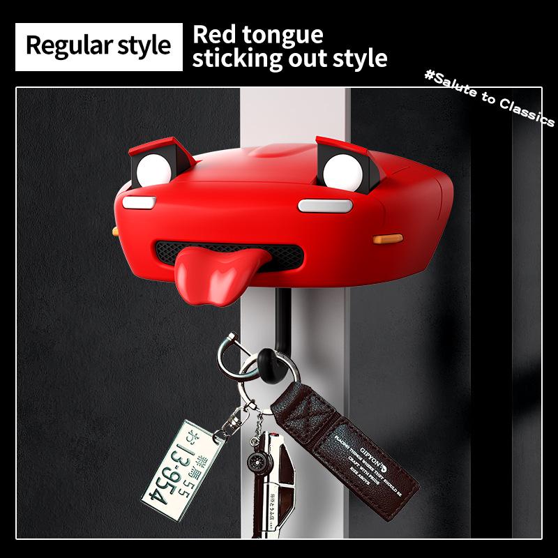 AE86 Pop-Up Headlight Key Hook: Decorative Wall Hanger & Creative Toy Car Model