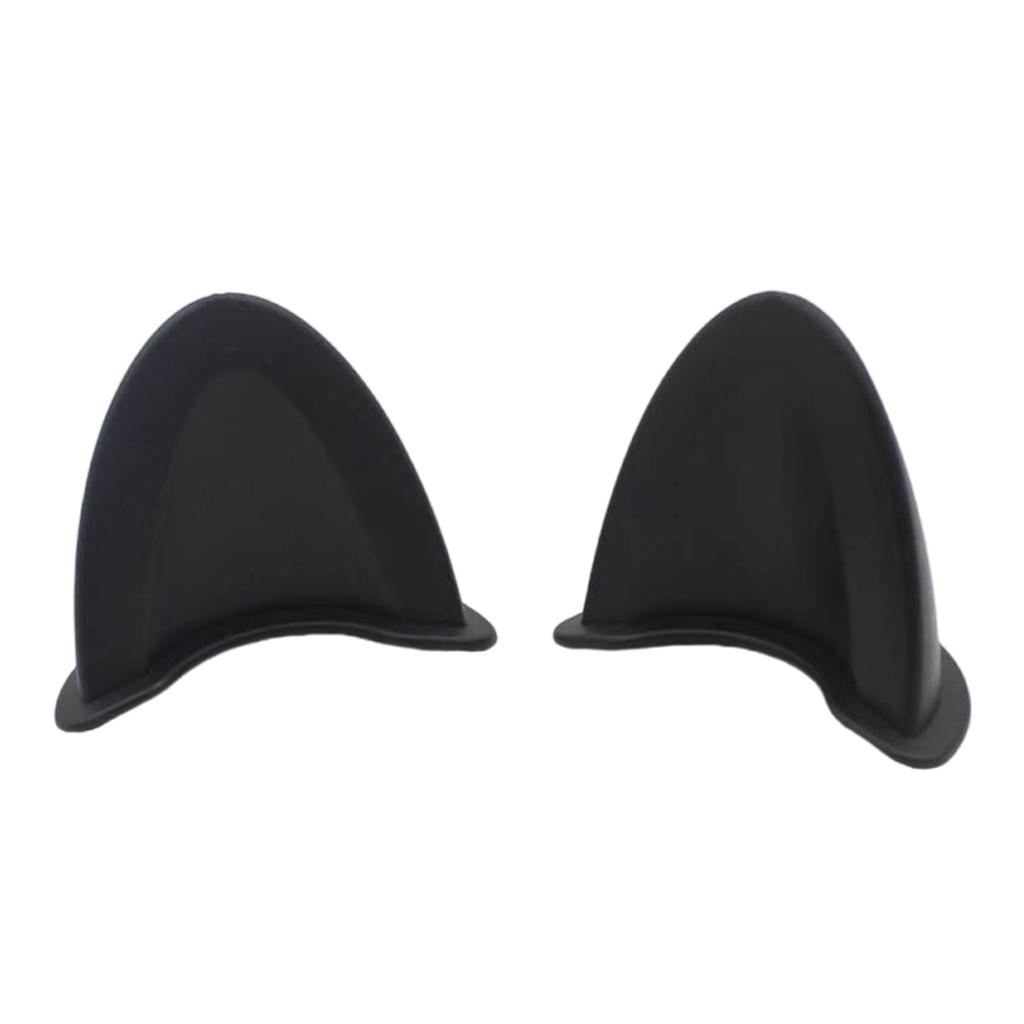 1 пара мотоциклетных клейких кошачьих ушей, украшение для шлема, декор для шлема, модные наклейки для шлема, аксессуары для шлема