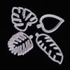 4Pc/Set Tropical Leaf Fondant Cake Mold Embossed Candy Biscuits Cookie Cutter