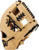 ZETT Youth Baseball Soft Pastel Brown x Black BJGB74530F Glove, Steer, All-Around, Left-Handed Throw, (3219), Size M,