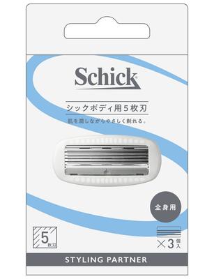 Schick запасное лезвие для бритвы для тела 5-лезвийный (3 куска)