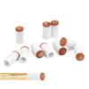 10PCS Pool Cue Tips Hard Plastic Cue Stick Ferrules Billiard Cue Head 12MM / 13MM Outer Diameter