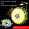 New Multifunctional LED Camping Light USB Rechargeable Outdoor Tent Colorful Atmosphere String Light Storage Camping Light