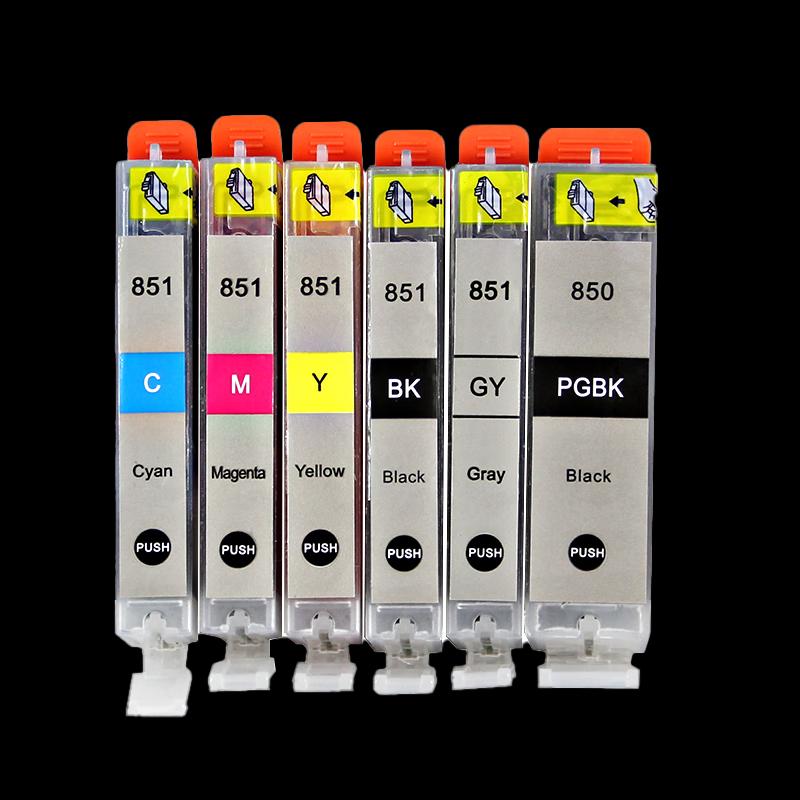 Compatible PGI-850 CLI-851 Ink Cartridge Set for Canon
